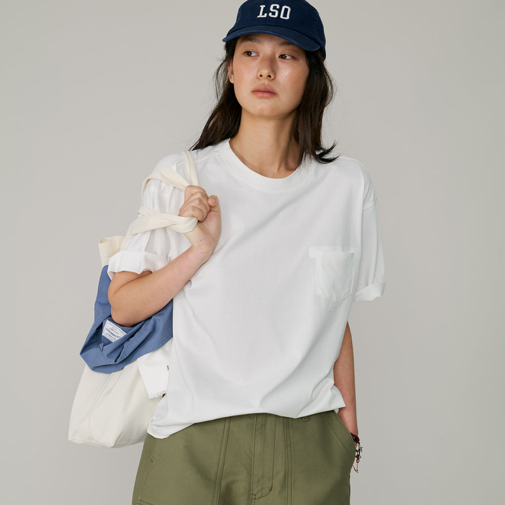 L'EAU [2nd] Paul pigment t-shirt_Off white