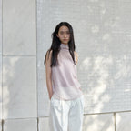 MUKHA VEIL SHEER BLOUSE SET (PINK)