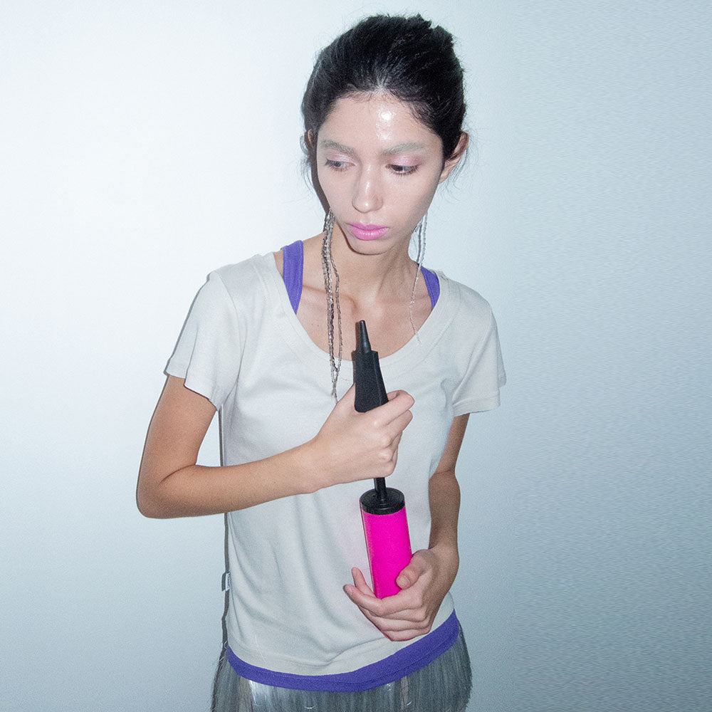 CERRIC Scoop Neck Top _ Beige