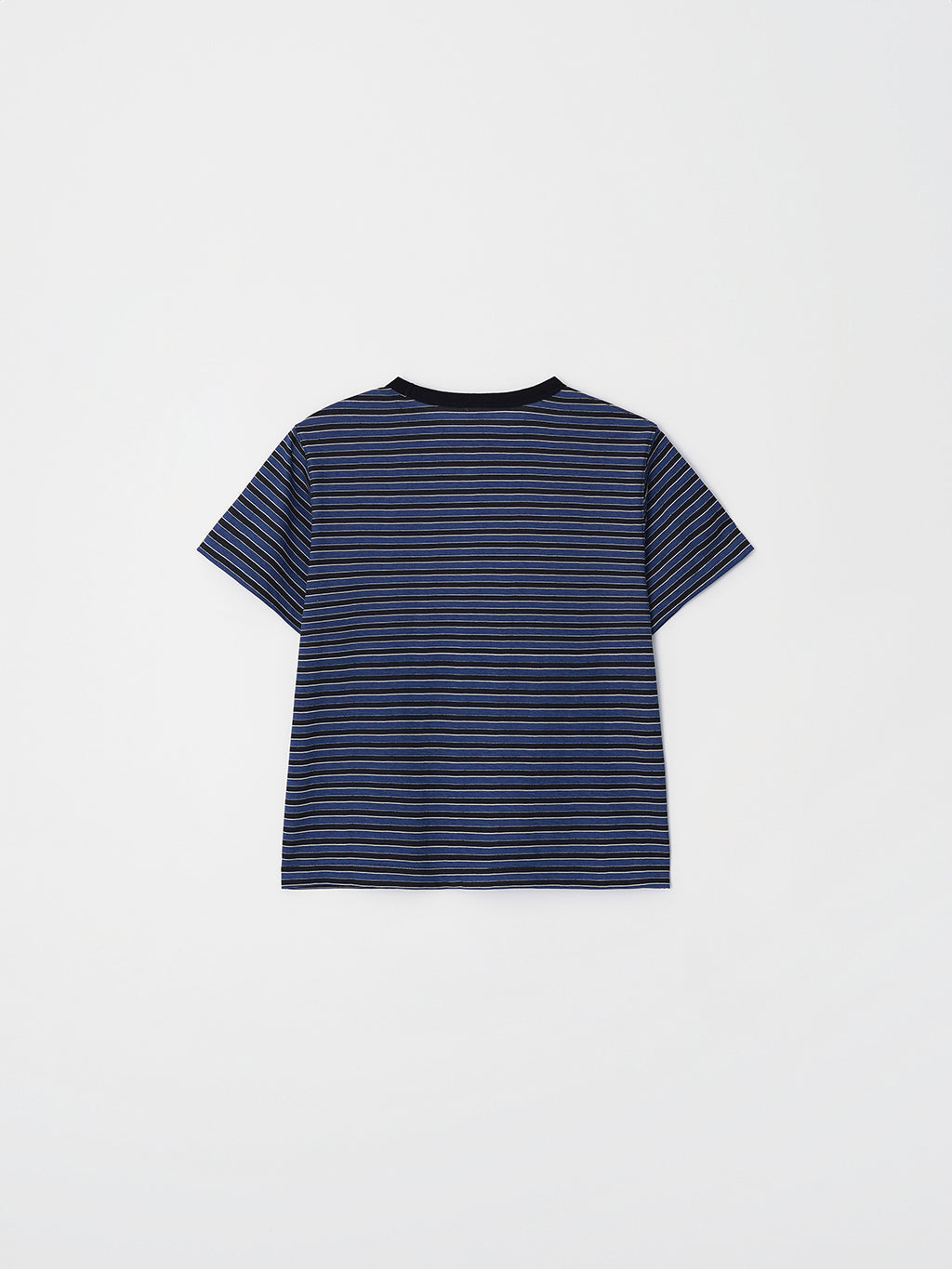 L'EAU Tacit stripe t-shirt_Deep blue