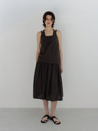 MOIA breeze halter blouse (brown)