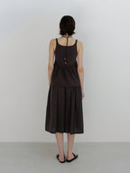 MOIA breeze halter blouse (brown)