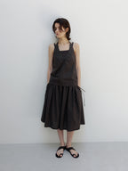 MOIA breeze halter blouse (brown)