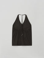 MOIA breeze halter blouse (brown)