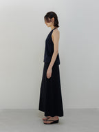 MOIA breeze halter blouse (navy)