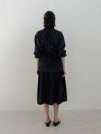MOIA breeze halter blouse (navy)