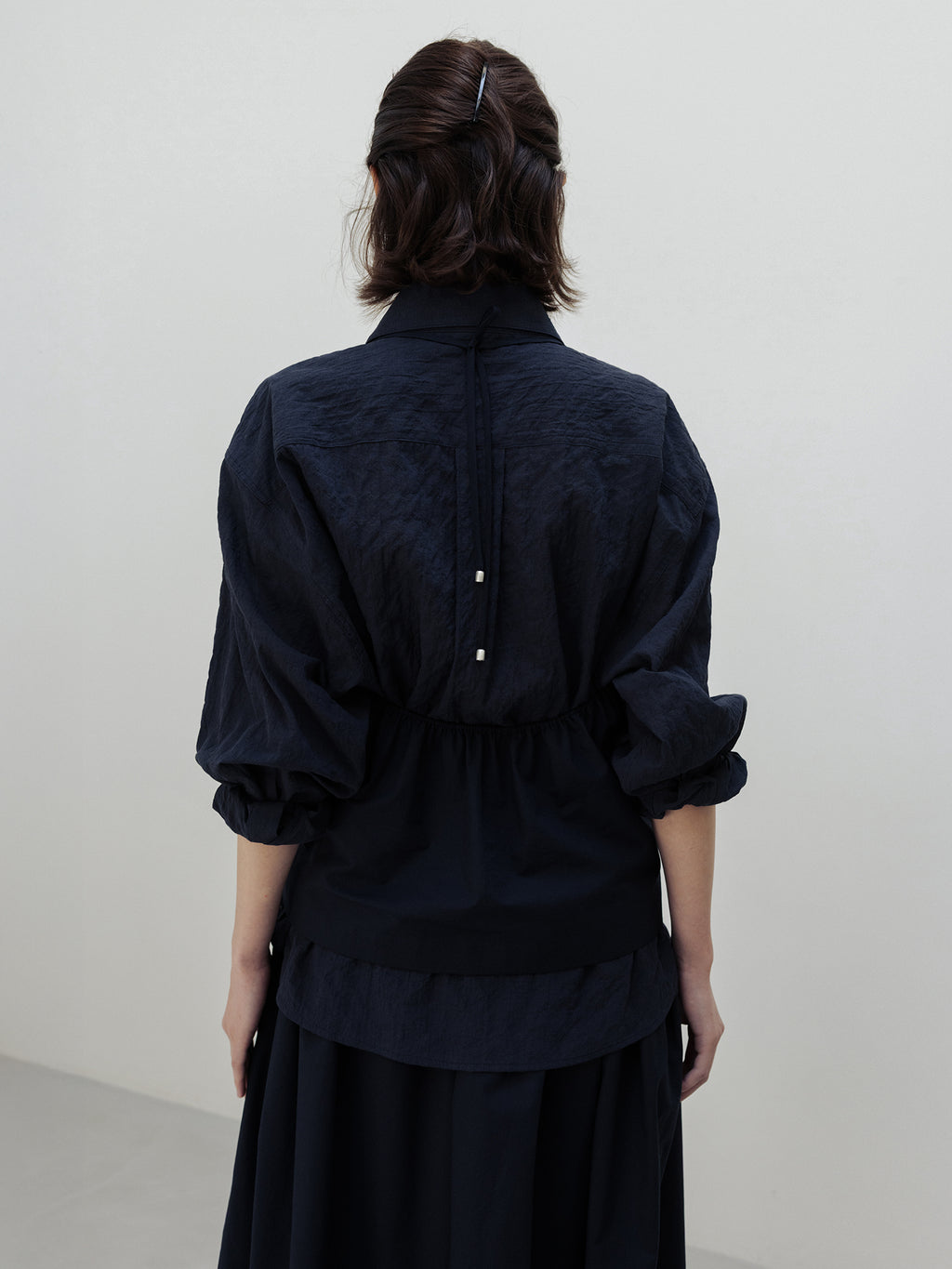 MOIA breeze halter blouse (navy)