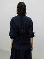 MOIA breeze halter blouse (navy)