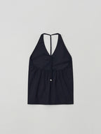 MOIA breeze halter blouse (navy)