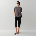 EAAH BACK COWL BLOUSE (BROWN)