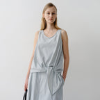 EAAH LOVEN TIE SLEEVELESS TOP (PALE BLUE)