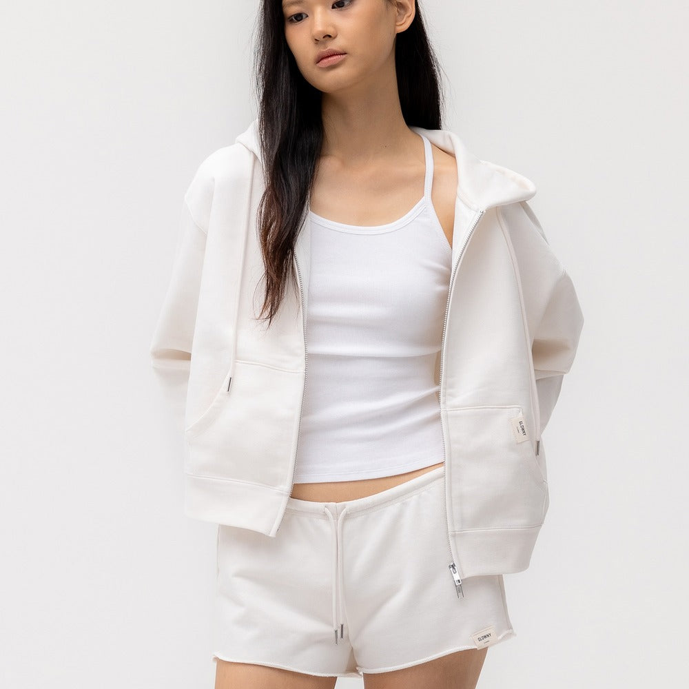 GLOWNY G FINE RIB CAMISOLE (WHITE)