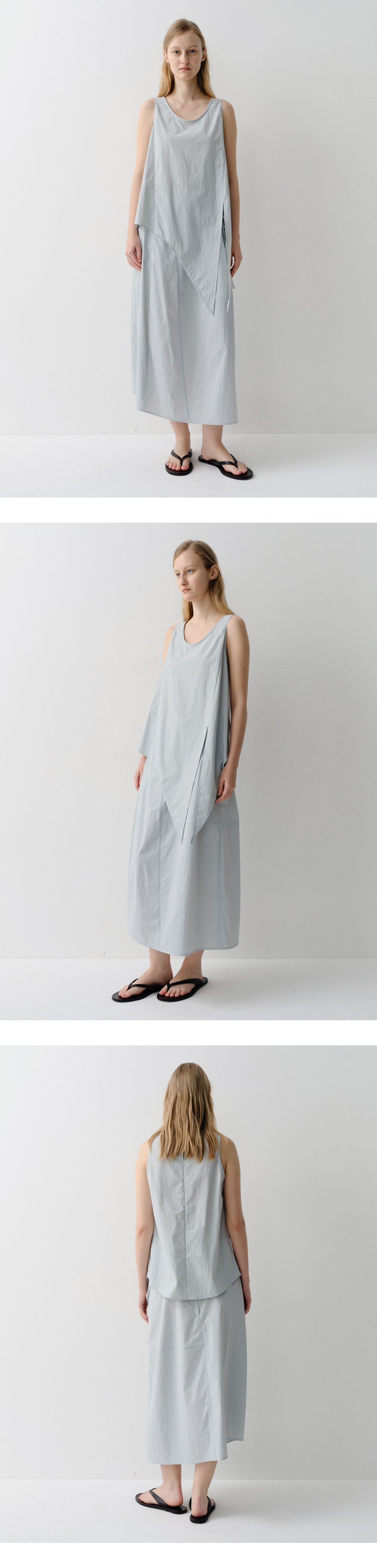 EAAH LOVEN TIE SLEEVELESS TOP (PALE BLUE)