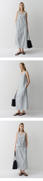 EAAH LOVEN TIE SLEEVELESS TOP (PALE BLUE)