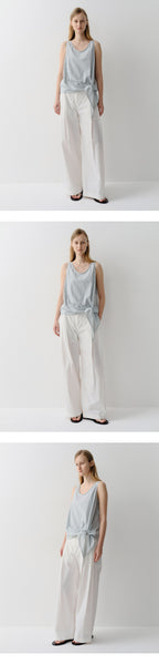 EAAH LOVEN TIE SLEEVELESS TOP (PALE BLUE)