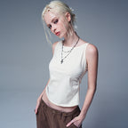 AVANDRESS Lupine Boat Neck Shirring Sleeveless_9Colors