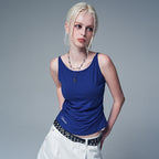 AVANDRESS Lupine Boat Neck Shirring Sleeveless_9Colors