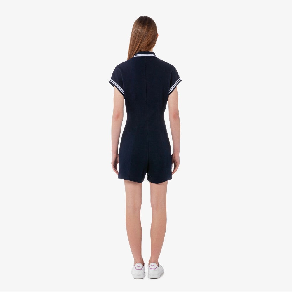 LACOSTE LACOSTE Jumpsuit Striped Collar