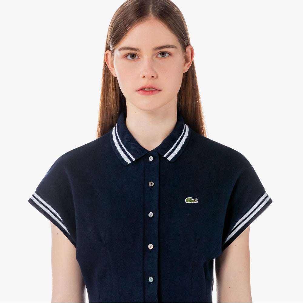 LACOSTE LACOSTE Jumpsuit Striped Collar