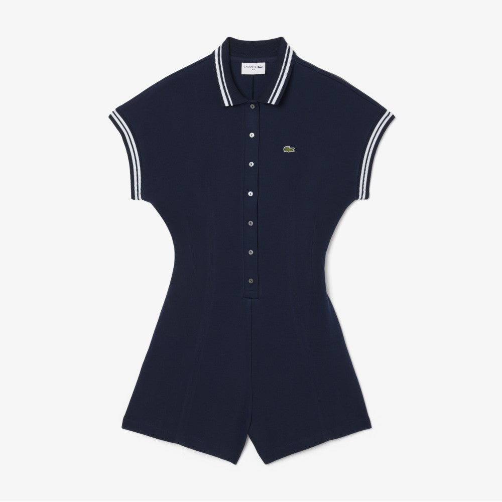 LACOSTE LACOSTE Jumpsuit Striped Collar