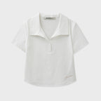 AVANDRESS Dion Sorona Open Collar Tee_3Colors