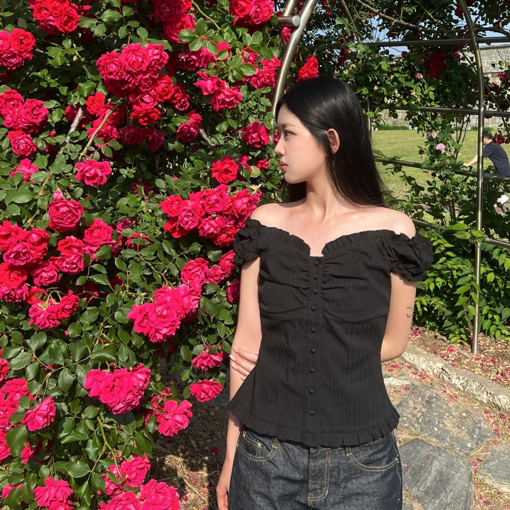 LOTS YOU lotsyou_Ella Blouse Black