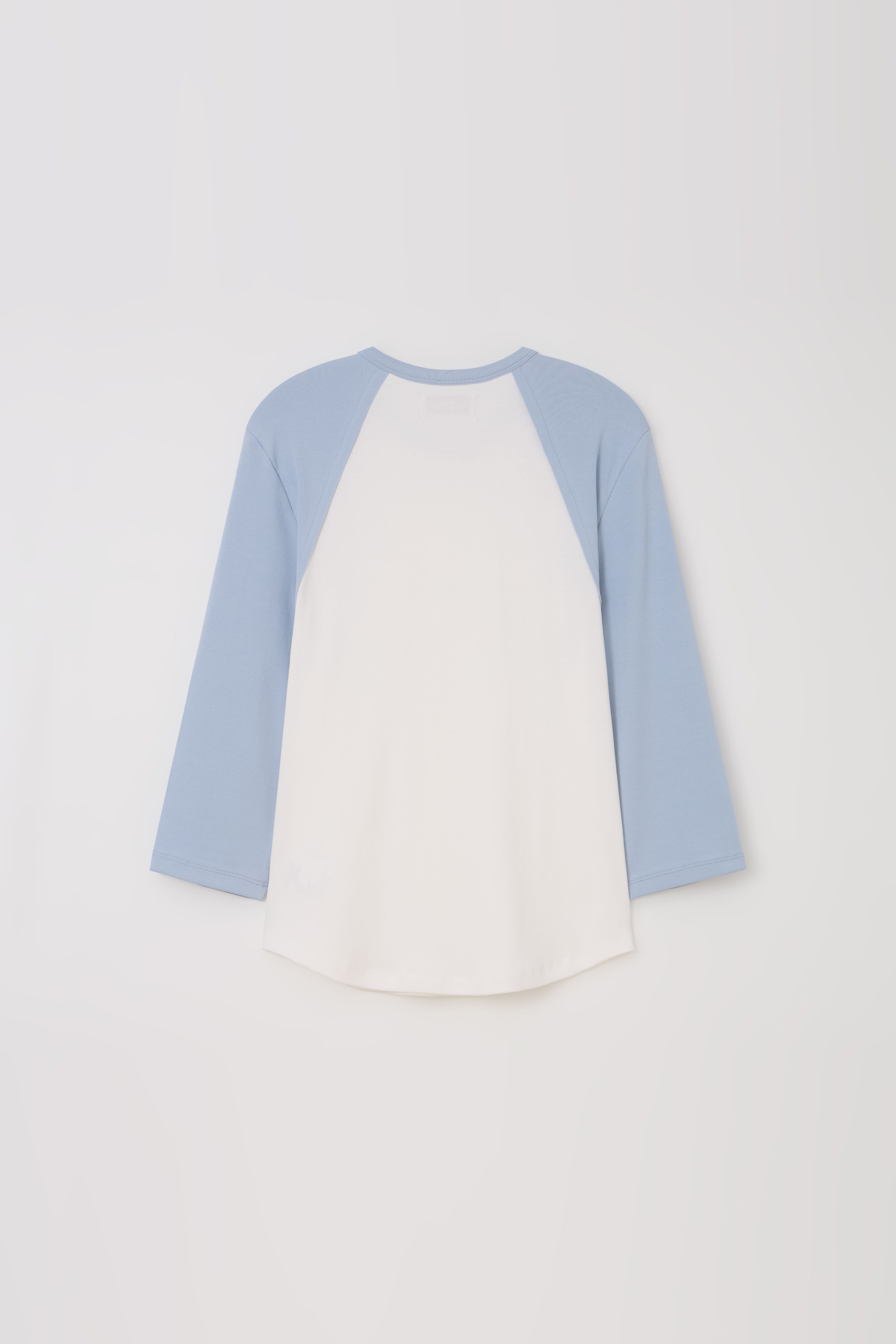 AUBOUR raw raglan t-shirt (sky blue)