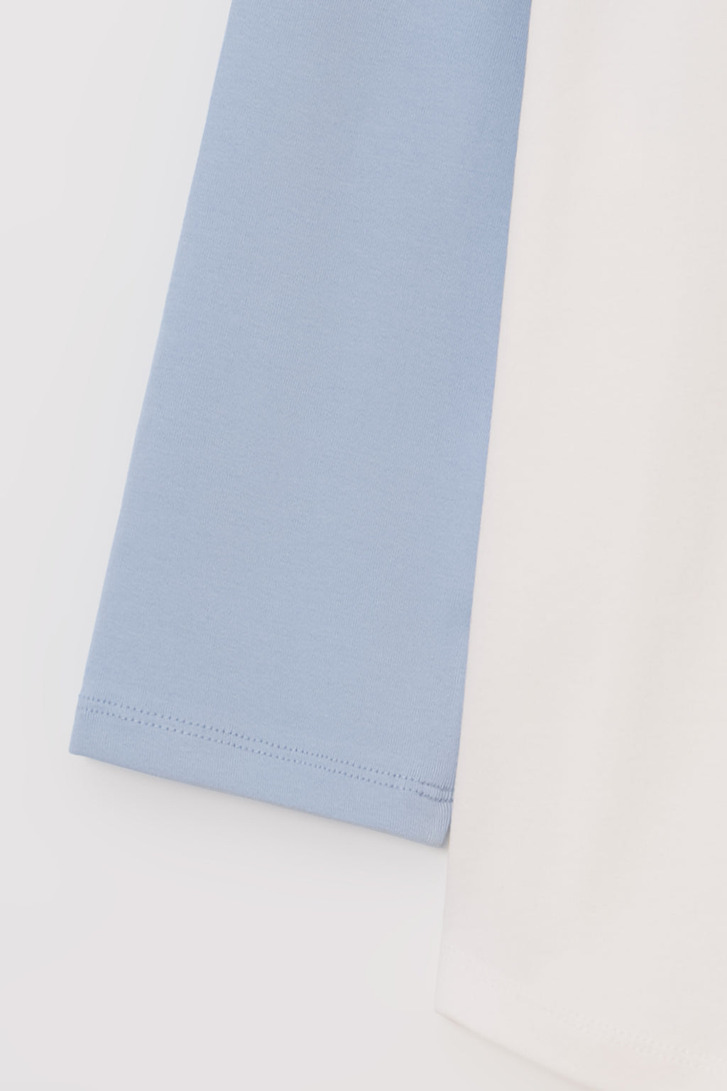 AUBOUR raw raglan t-shirt (sky blue)