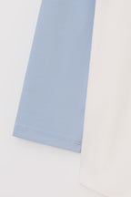 AUBOUR raw raglan t-shirt (sky blue)