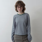 FOREU [29CM Exclusive] (4th) Striped Sleeve T-Shirt (Lavender)
