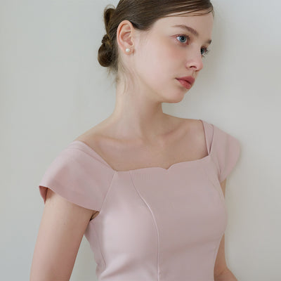 Sharon Blouse [Mute Pink]