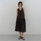 MOIA breeze halter blouse (brown)