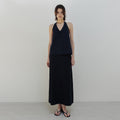 MOIA breeze halter blouse (navy)