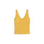 WITHOUTSUMMER Lazy sleeveless top_mustard