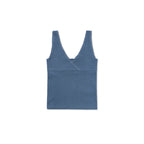 WITHOUTSUMMER Lazy sleeveless top_blue