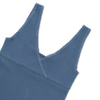 WITHOUTSUMMER Lazy sleeveless top_blue
