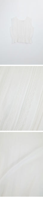 BENUET Rose Blouse_White