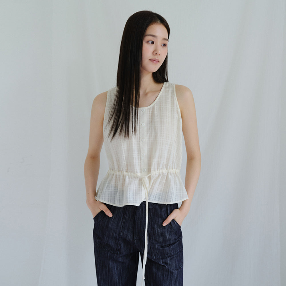 BENUET Blush Blouse_Cream
