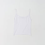 NOTHINGEVERYTHING CLASSIC SLEEVELESS TOP IN MATT WHITE