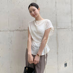 Siyazu SITP5280 Fluid Cowl Blouse_Cream