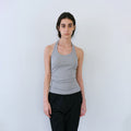 SUTTO Soft Modal Halter Sleeveless (Gray)
