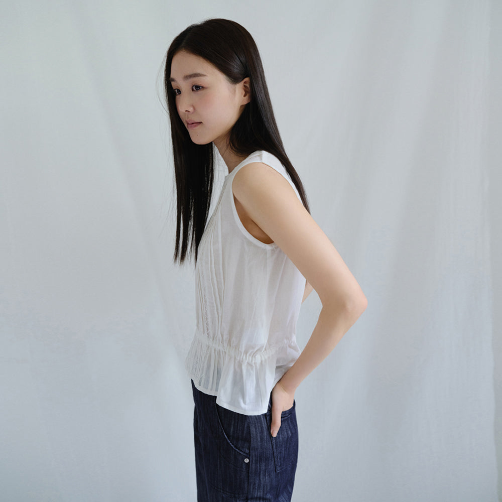 BENUET Rose Blouse_White