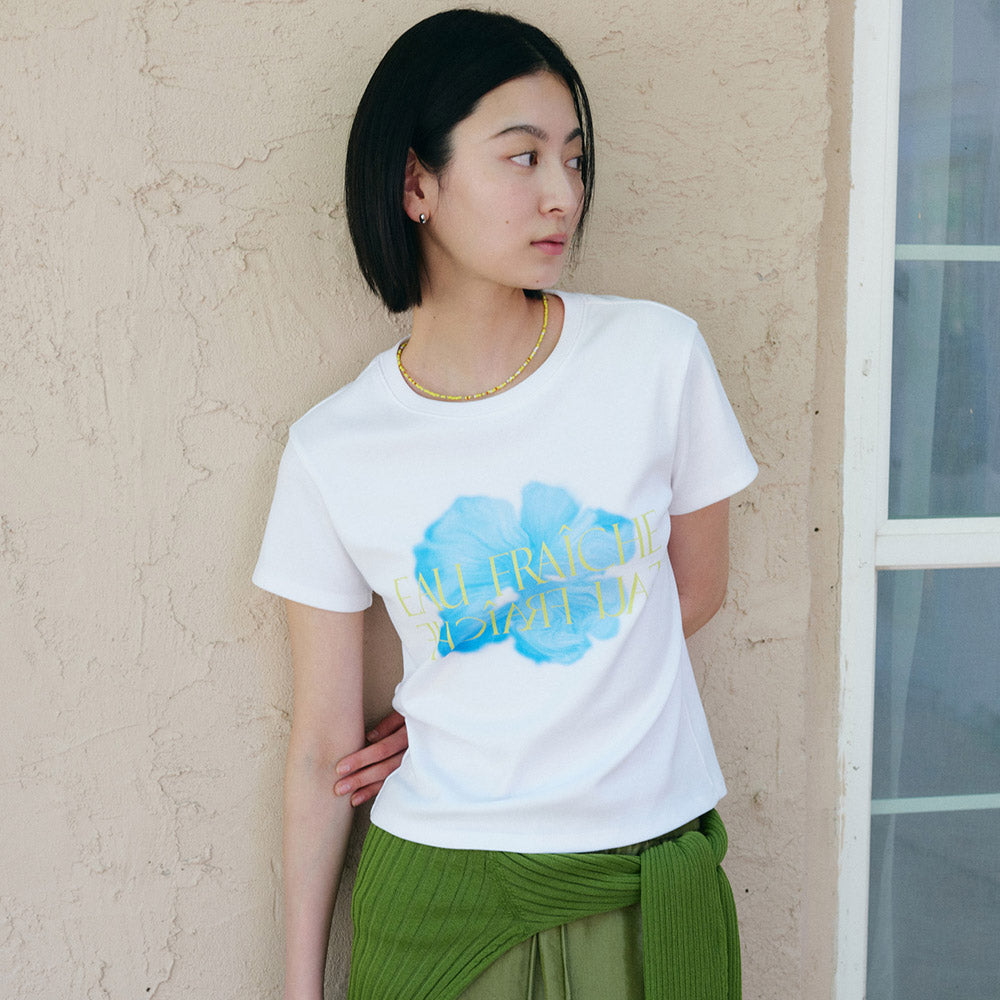 ON&ON Flower print t-shirt NEW6ME623_2color