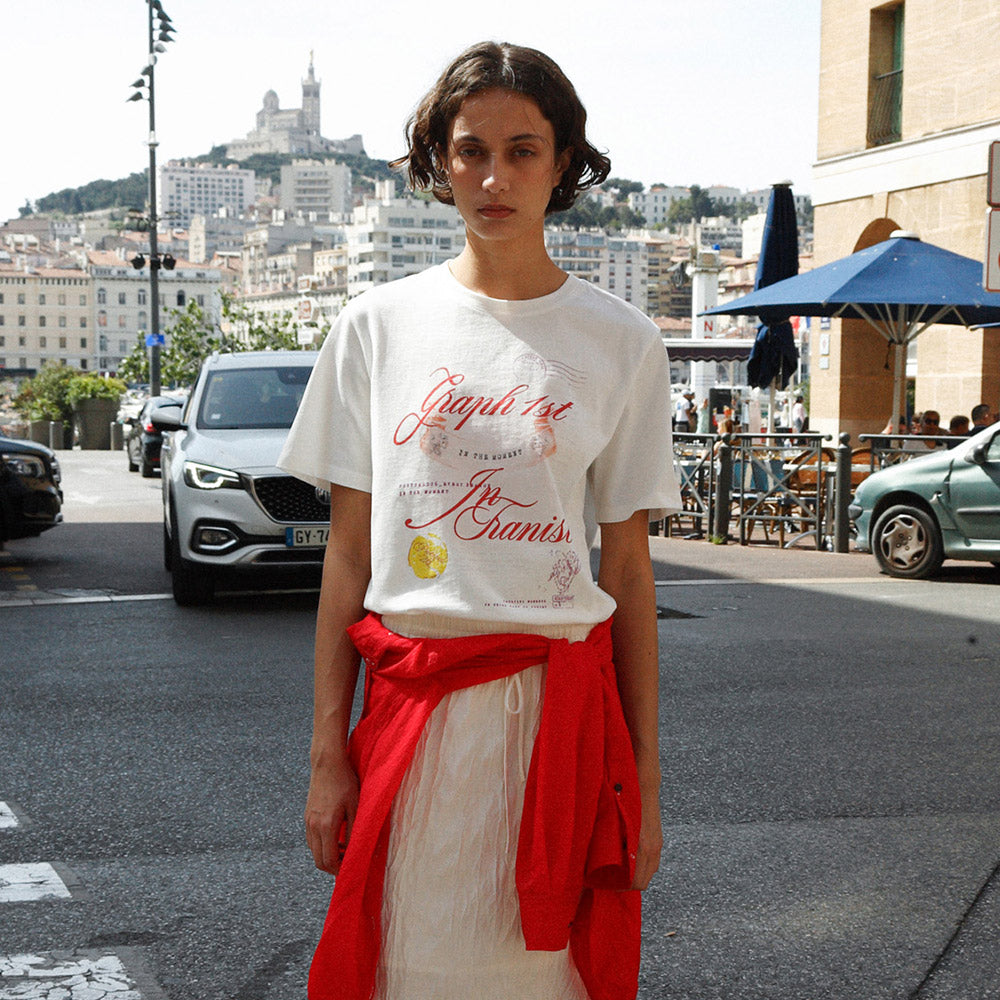 ON&ON Lettering artwork t-shirt NEW6ME602_2color