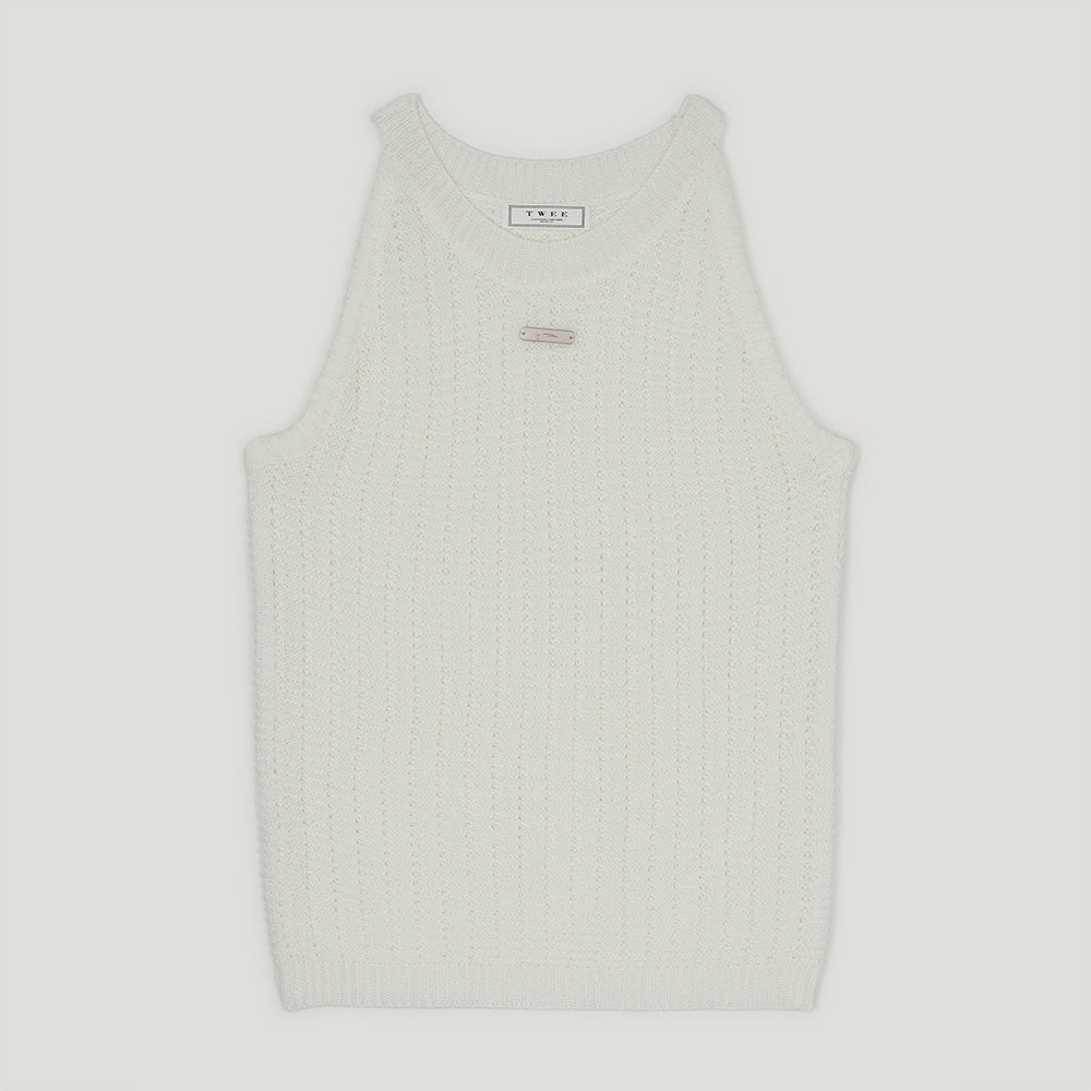 TWEE App halterneck knit sleeveless