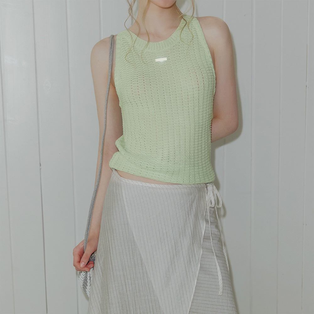 TWEE App halterneck knit sleeveless