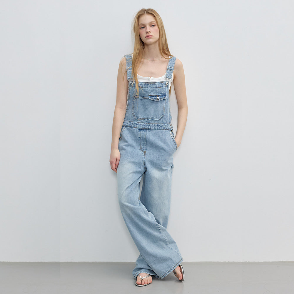 CITYBREEZE CITYBREEZE Denim Overalls Light Blue