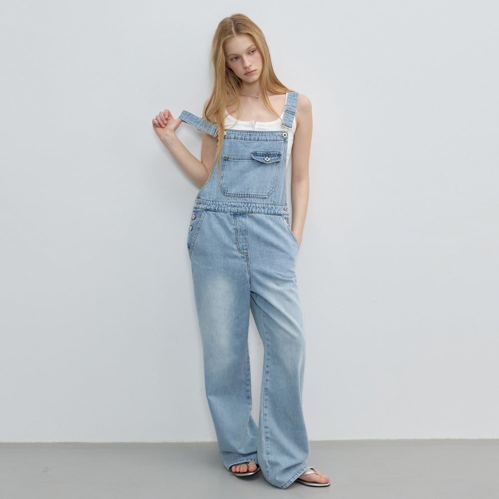 CITYBREEZE CITYBREEZE Denim Overalls Light Blue