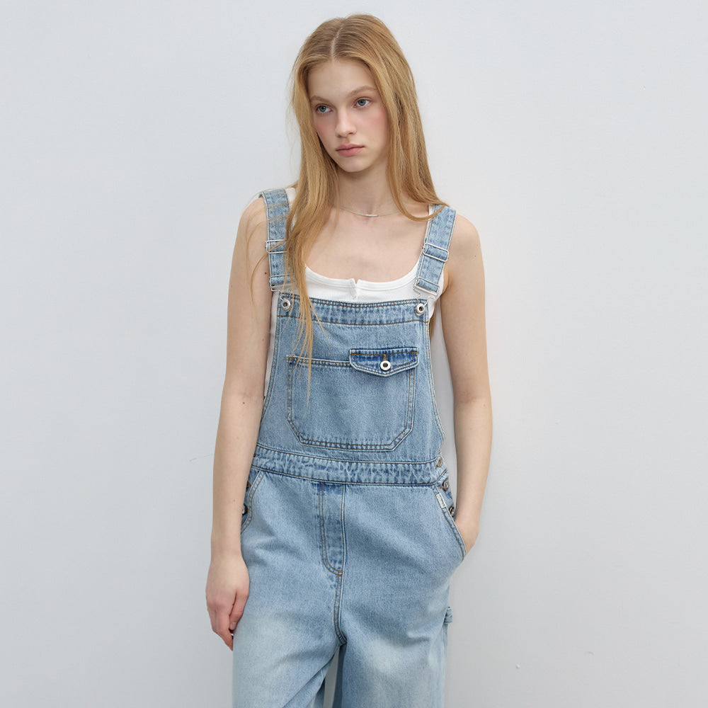 CITYBREEZE CITYBREEZE Denim Overalls Light Blue