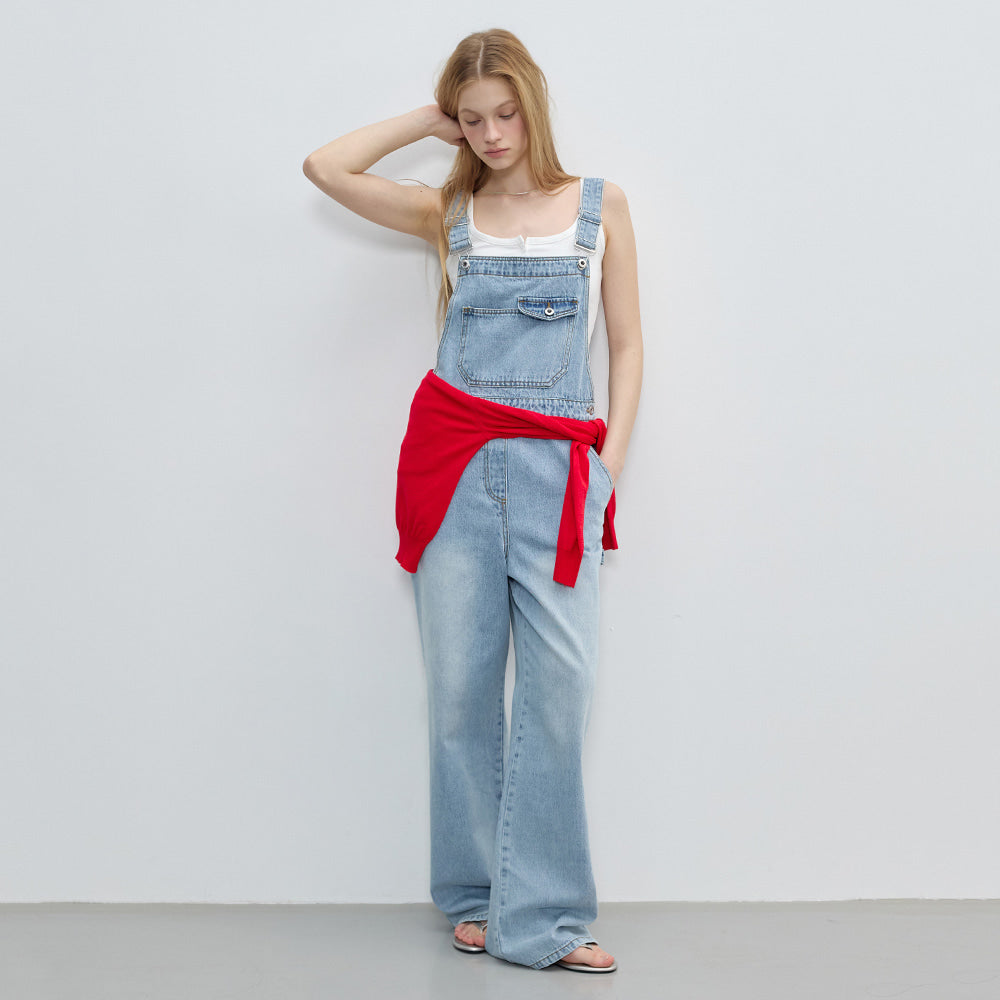 CITYBREEZE CITYBREEZE Denim Overalls Light Blue